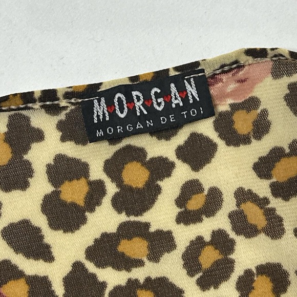 Y2K Morgan De Toi Leopard & Roses Mesh Long Sleeve - Picture 7 of 7